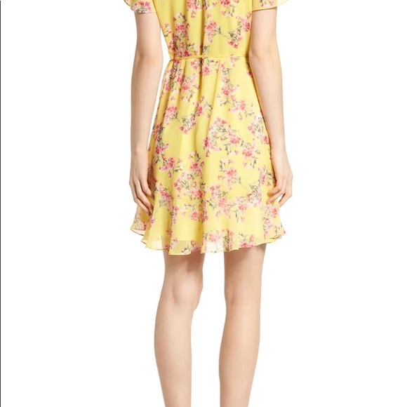 Lush Floral Wrap Dress - Picture 5 of 7